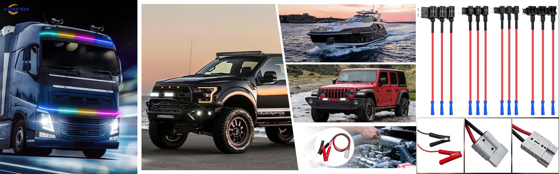 Auxinda Trailer Wiring Harness | ATV UTV Wiring Kits